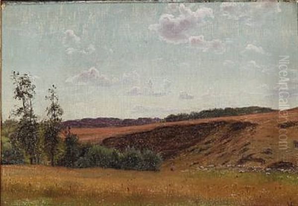 Summer Landscape Oil Painting by Vilhelm Kyhn