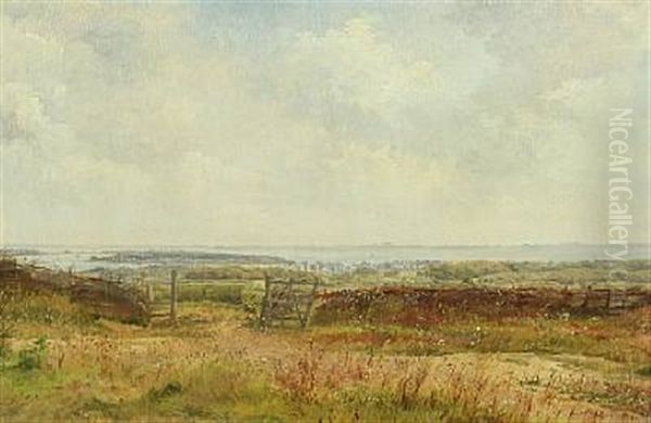 Summer Landscape Oil Painting by Vilhelm Kyhn