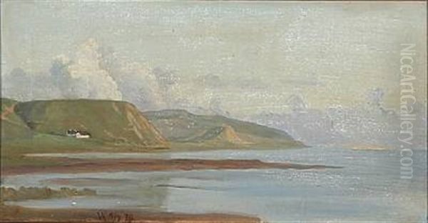 Coastal Scape, Presumably In France Oil Painting by Vilhelm Kyhn