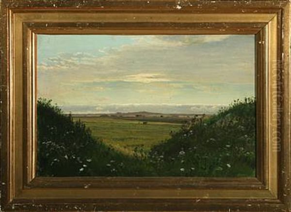 Afternoon At Ausumgard Oil Painting by Vilhelm Kyhn