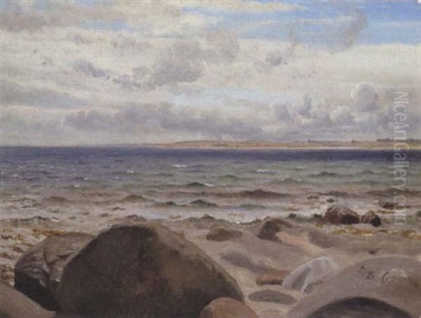Ved Stranden Oil Painting by Vilhelm Kyhn