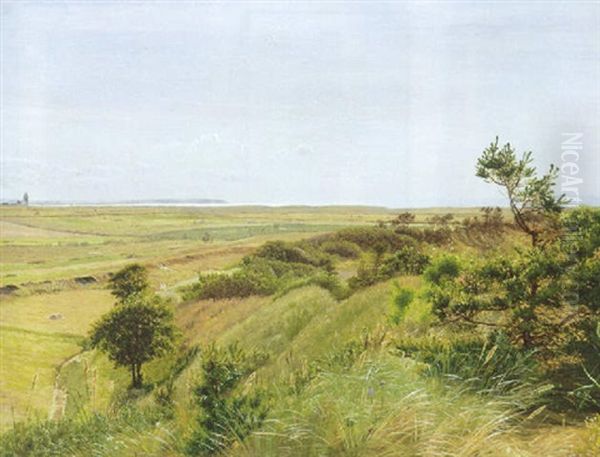 Sommerdag Ved Rorvig Oil Painting by Vilhelm Kyhn