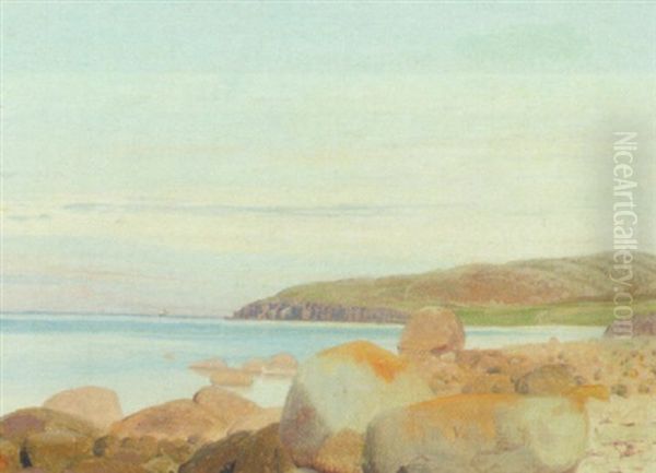 Bornholmsk Kyst Ved Vang Oil Painting by Vilhelm Kyhn