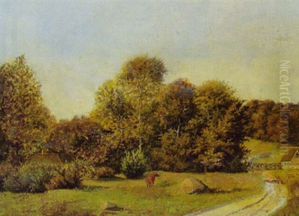 Landskab, Nordsjaelland Oil Painting by Vilhelm Kyhn