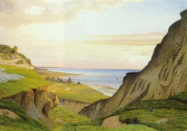 Aftenstemning Ved Kysten Oil Painting by Vilhelm Kyhn