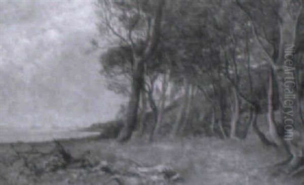 Ved Gamle Rye Oil Painting by Vilhelm Kyhn