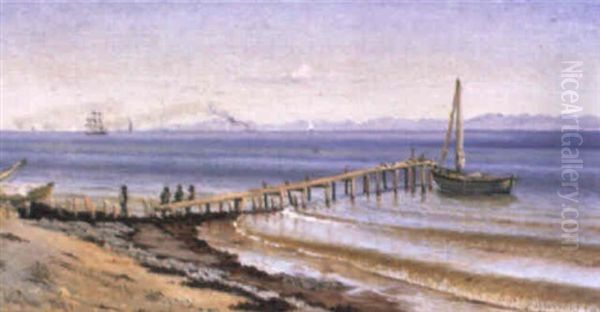 Parti Fra Hornb+k Mod Kullen Oil Painting by Vilhelm Kyhn