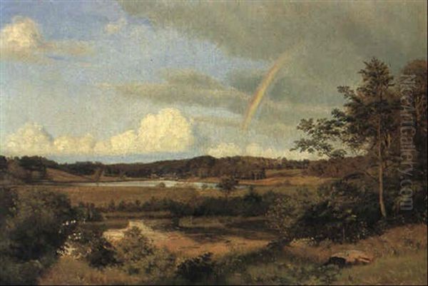 Landskab Fra S+ller+d Oil Painting by Vilhelm Kyhn