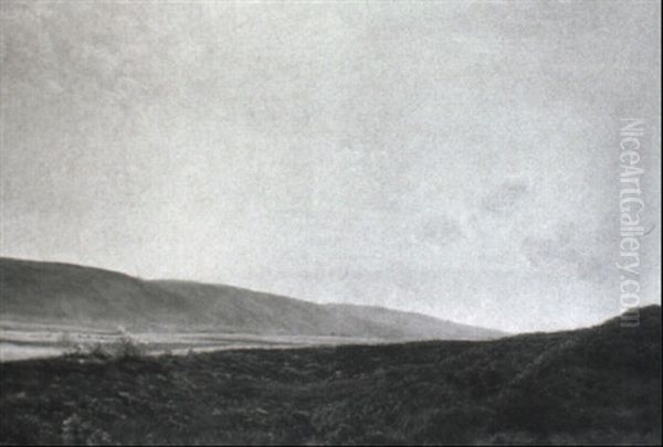 Jysk Landskab, Egnen Ved Ry Oil Painting by Vilhelm Kyhn
