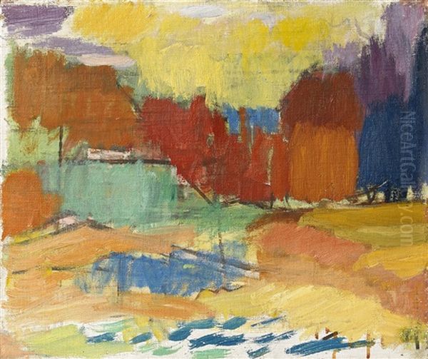 Sensommar Oil Painting by Carl Kylberg