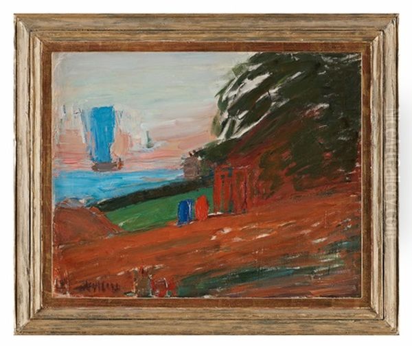 Vantan Oil Painting by Carl Kylberg