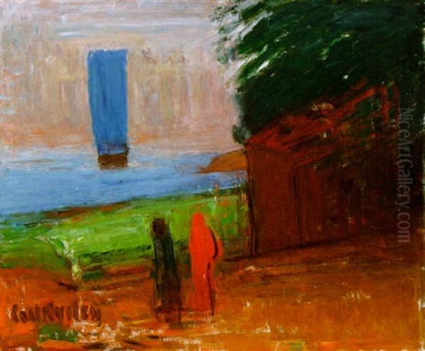 Vantan Oil Painting by Carl Kylberg