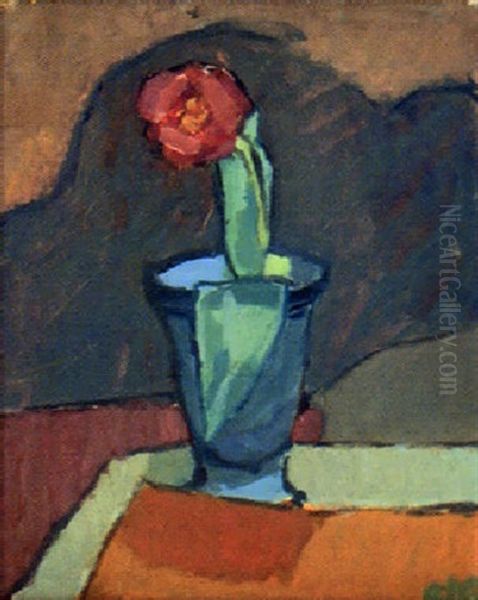 Tulpan I Vas Oil Painting by Carl Kylberg