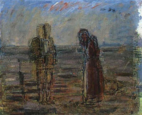 Angelus Oil Painting by Carl Kylberg