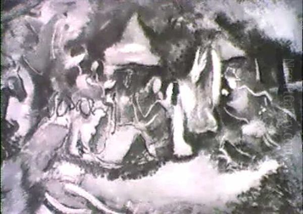 Le Concert Champetre Oil Painting by Amedee Marie Dominique Dubois de La Patelliere