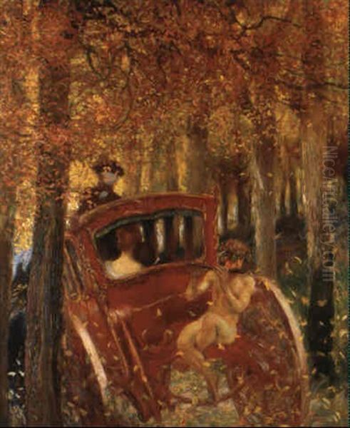 Le Voyage De Noces Oil Painting by Gaston La Touche