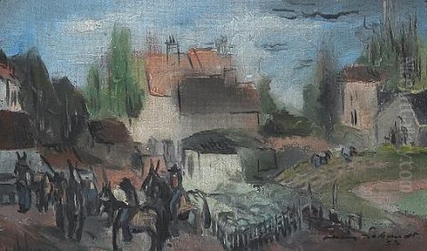 The Ranch Oil Painting by Lucien A. Labaudt