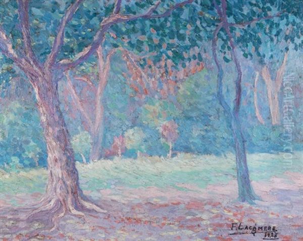 Otono En El Parque Oil Painting by Fortunato Lacamera