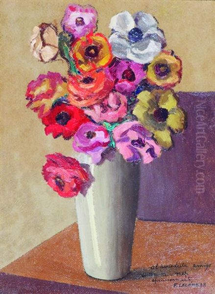 Florero Oil Painting by Fortunato Lacamera