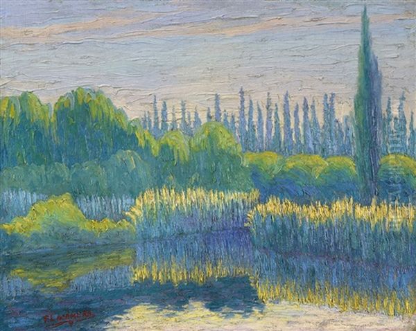 Paisaje Del Tigre Oil Painting by Fortunato Lacamera