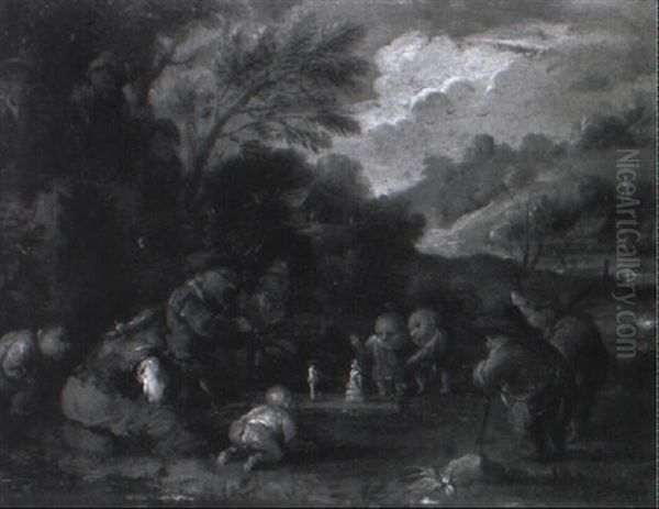 Bambocciate Oil Painting by Pieter Jacobsz Van Laer