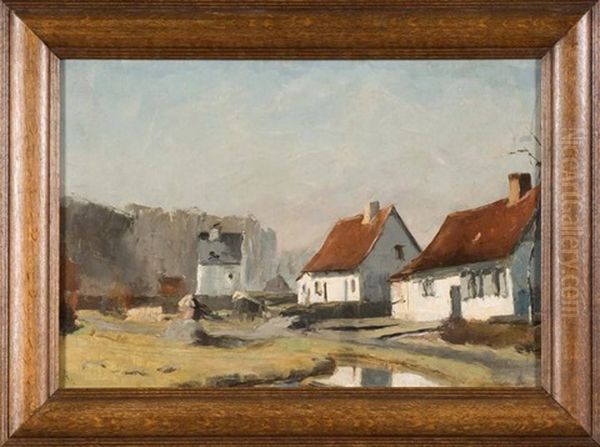 Matinee Printaniere Oil Painting by Eugene Laermans