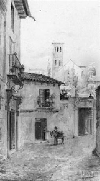 Rincon Toledano Oil Painting by Eduardo Lafore Alfaro