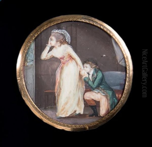 La Derniere Resistance Oil Painting by Niklas Lafrensen the Younger