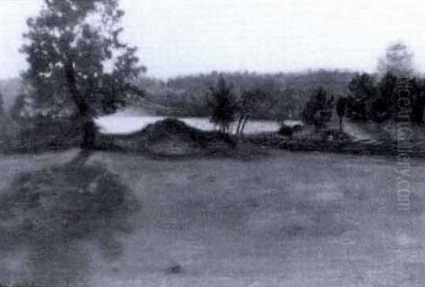 Nattstamning Oil Painting by Fredrik Lagerstrom