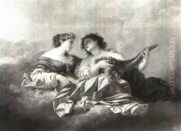 Allegory Of Fecundity Oil Painting by Louis Jean Francois Lagrenee