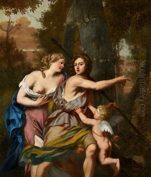 Venus Und Adonis Oil Painting by Gerard de Lairesse