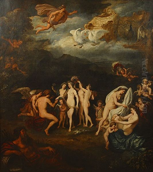 Het Oordeel Van Paris Oil Painting by Gerard de Lairesse