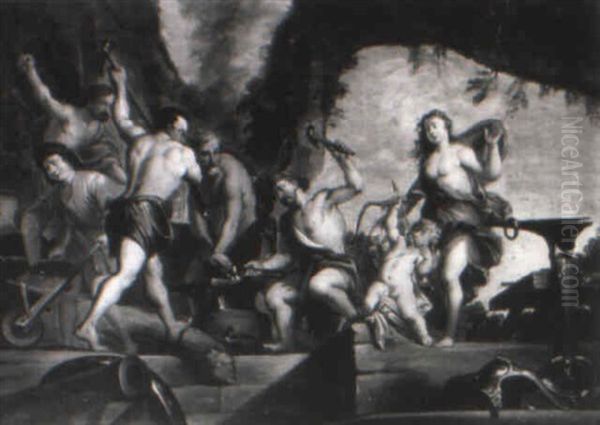 Venus At The Forge Of Vulcan Oil Painting by Gerard de Lairesse