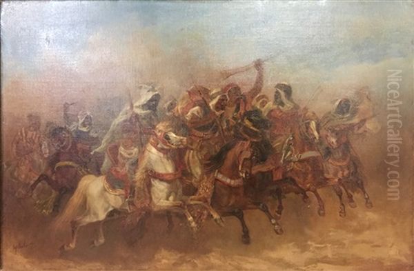 Fantasia Oil Painting by Francois-Hippolyte Lalaisse