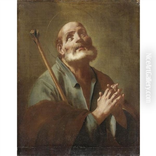 San Giuseppe Oil Painting by Giulia Lama