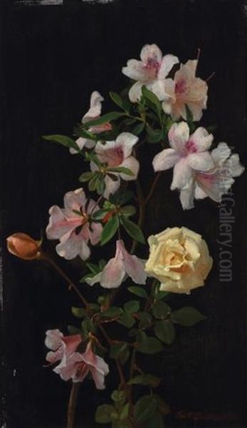 Spring Blossoms Oil Painting by George Cochran Lambdin