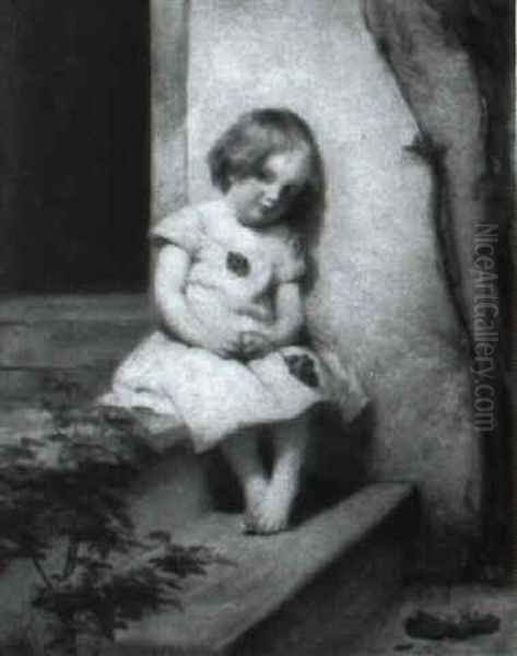 Little Sunshine Oil Painting by George Cochran Lambdin