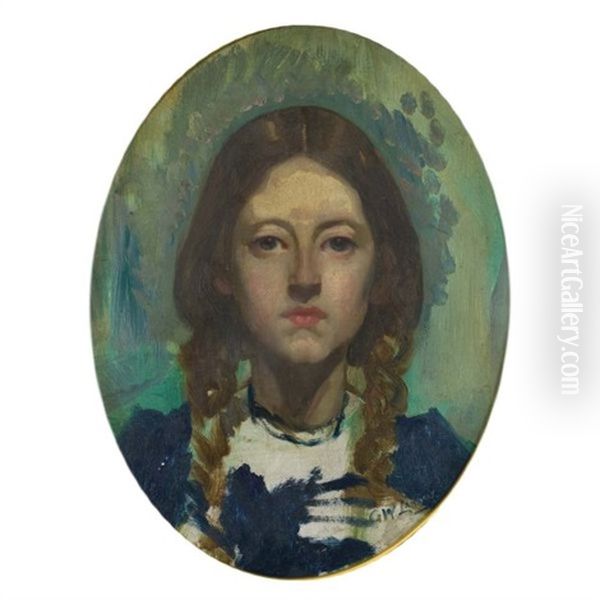 Dulcie Oil Painting by George W. Lambert