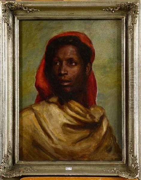 Portrait D'une Femme Arabe Oil Painting by Francisco Lameyer