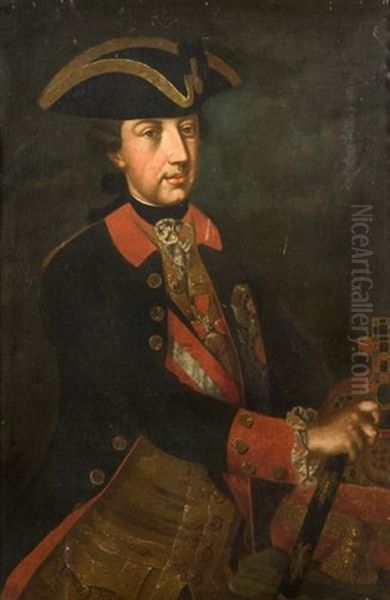 Portrait De L'empereur Joseph Ii Oil Painting by Johann Baptist (Giovanni) Lampi III