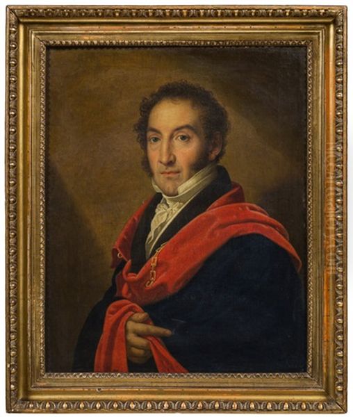 Portrat Ignaz Klang-egger Oil Painting by Johann Baptist the Younger Lampi