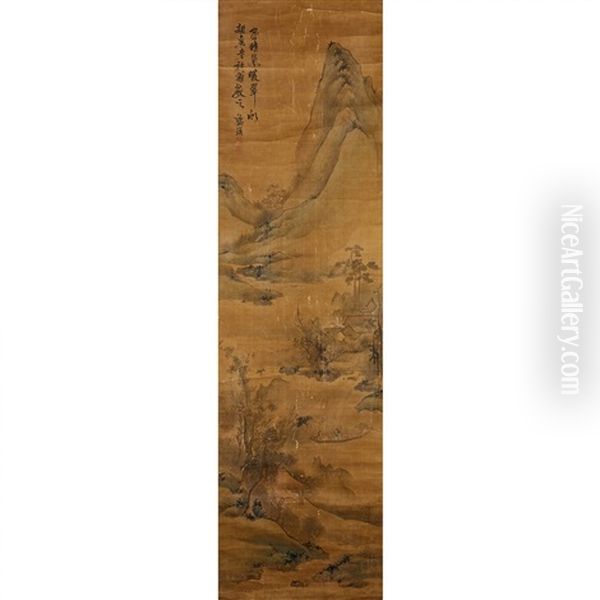 A Chinese Painting Of Landscape Oil Painting by Lan Ying