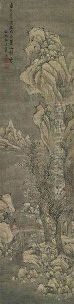 Snowy Mountains Oil Painting by Lan Ying