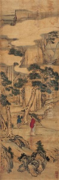 Character Oil Painting by Lan Ying