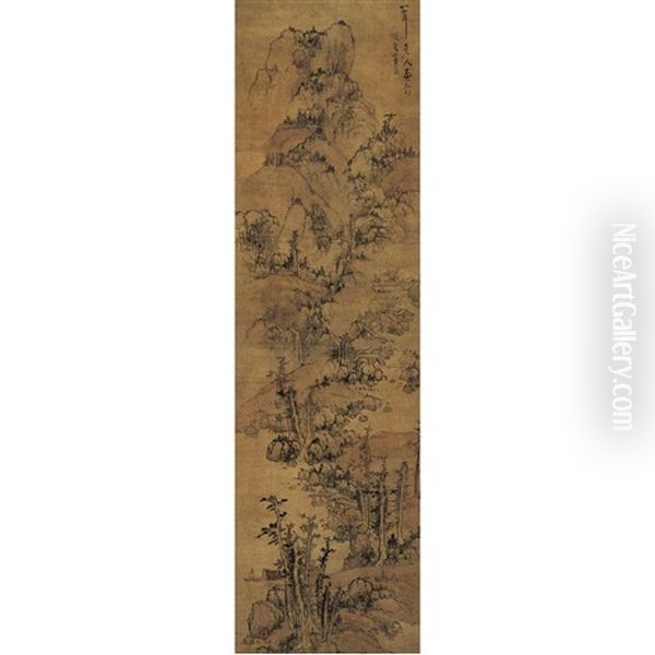 Living In Mountains Oil Painting by Lan Ying