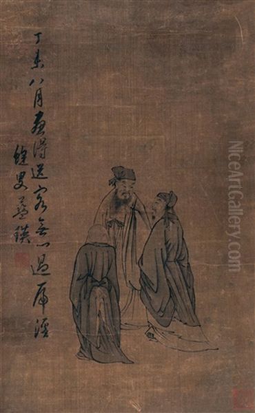 Figures Oil Painting by Lan Ying