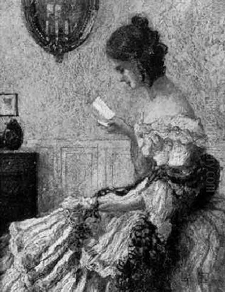 Portrait Von Pinky, Maitresse Des Kunstlers Oil Painting by Percy Lancaster