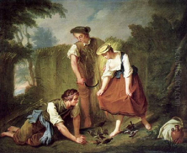 Der Sommer Oil Painting by Nicolas Lancret