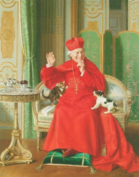 Divine Protection Oil Painting by Andrea Landini