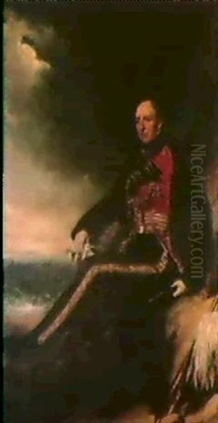 Portrait Of Major-general Thomas Norton-powlett Oil Painting by Samuel Lane